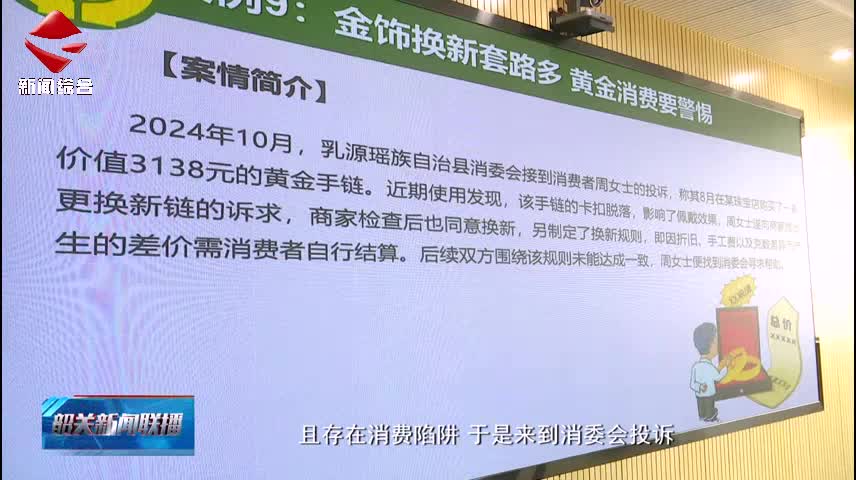 【誠信建設(shè)】我市公布2024年度十大消費維權(quán)典型案例 以案釋法護(hù)航放心消費